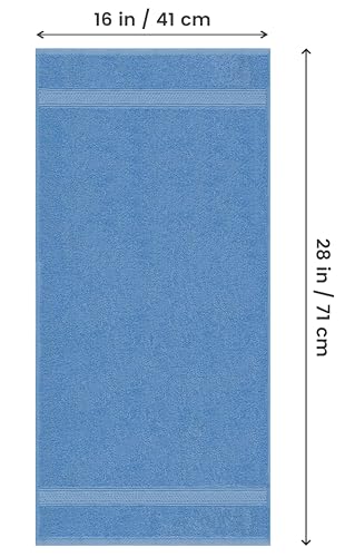 Miniatura 2 de Utopia Towels - Toallas De Mano Grandes De Algodón Multipropósito Para Baño, Manos, Cara, Gimnasio Y Spa - Dimensiones 41 Cm X 71 Cm - Paquete De 6 Azul Eléctrico