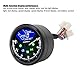 Aramox Motorrad Tachometer, Digitales Multifunktionsdisplay, Wasserdicht, Vibrationsfrei, ABS-Material, 12VDC, Schwarz