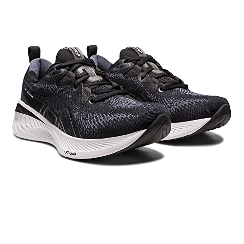 ASICS Damen Gel-Cumulus 25 Sneaker, Black White, 44 EU