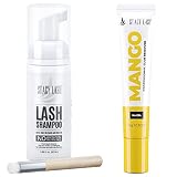 STACY LASH 50ml Shampoo + 15g Remover/Eyelid Foaming Cleanser/Wash for Extensions and Natural Lashes