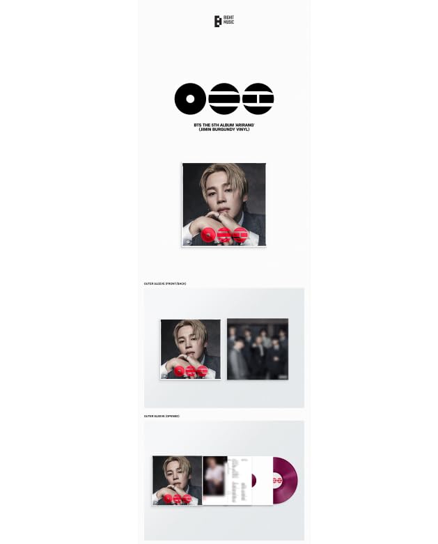B.T.S ARIRANG [Standard Vinyl Ver.] The 5th Album (Jimin Burgundy