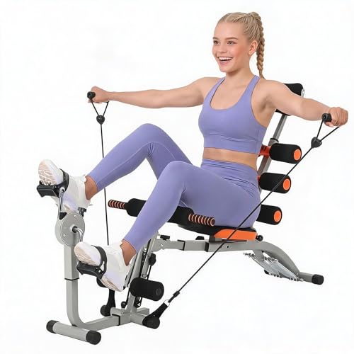 Adjustable Abdominal Trainer Multi-Functional Ab Trainer Bench for Home Gym
