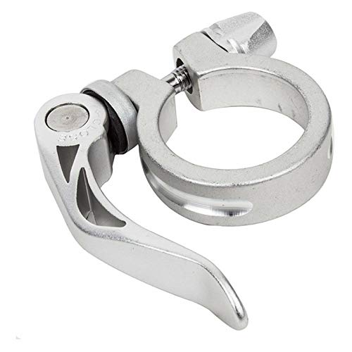Sunlite Bicycle Quick Release Seat Clamp, 34.9mm, Silver