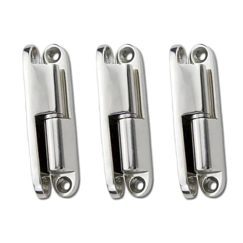 Charnières de porte de placard finition miroir en inox durable