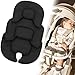 RNPKZ Neugeboreneneinsatz Babyschale, Baby Autositz Einsatzkissen, Neugeborenen Autositzkissen Einsatz, Baby Sitzverkleinerer, Säuglings AutositzEinsatz für Kinderwagen, Hochstuh, Autositz (Schwarz)