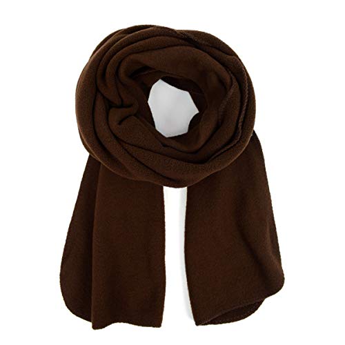 boxed-gifts Winter Polyester Fleece Scarf for Men and Women. Solid Colors2