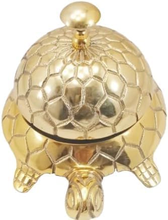 Tortoise Bell Desk Hotel Counter Reception Bell Nautical Gift for Home & Office Decor Celtic Ornate Turtle Design Calling Bell