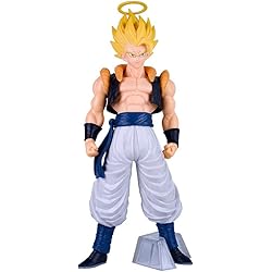 REOZIGN Dragon Ball Figures, Gogeta Action Figure Statue 28cm / 11inch Angel Gogeta Anime Caracteres Figure Decor Collection Figura Doll Toys Regalos (Yellow Gogeta)