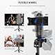 NEEWER Selfie Stick mit abnehmbarem Bluetooth Fernauslöser, leichtes, faltbares Reisestativ für iPhone, 360° Telefonhalterung, Cold Shoe für YouTube/TikTok Vlogs Live Streamin Fotografie Schwarz, P15