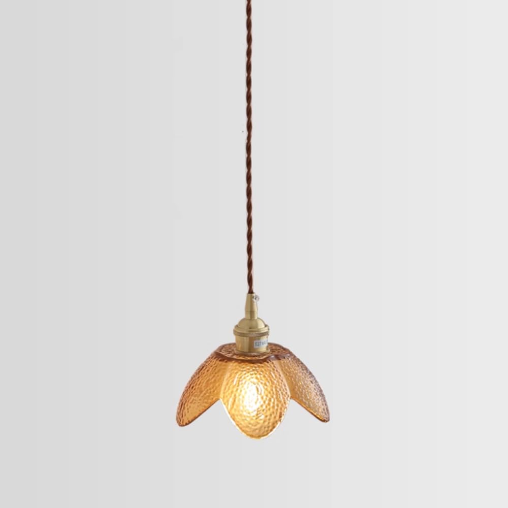 Lámpara colgante de mesita de noche para dormitorio con luz cálida de diseño
