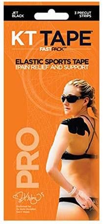 KT Tape PreCut Strips (Jet Black)