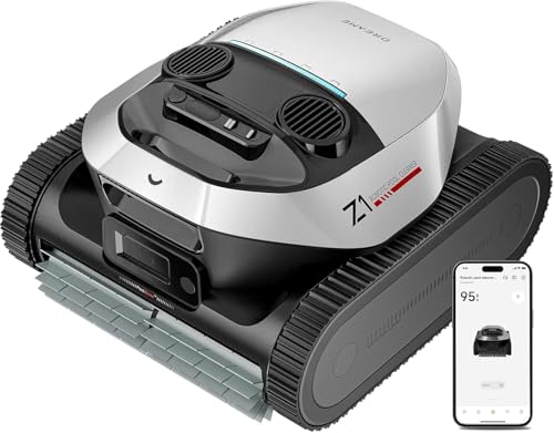 Image of DREAME Z1 Cordless Robotic Pool Cleaner, 8000 GPH Suction, Floor & Wall & Waterline Cleaning, Automatic Pool Vacuum for Above & In-Ground Pools, 180+ Minutes Runtime
