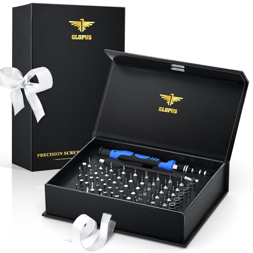 Christmas Stocking Stuffers for Men Adults, Electronics Precision Screwdriver Sets 60-Piece with 57 Bits, Unique Tool Gift for Men Boyfriend Dad Him Husband, Electronics Tools Kit for Electronic