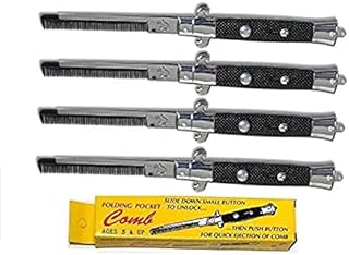 RI Novelty Switch Blade Combs 4 Per Order