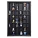 Gallery Solutions 18x26 Display Hinged Front, Black Shot Glass Case OD 17.8875X21.3125
