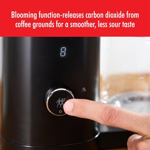 Image of ZWILLING Enfinigy Drip Coffee Maker with Thermo Carafe 10 Cup, Awarded the SCA Golden Cup Standard, 2.5-qt, Black