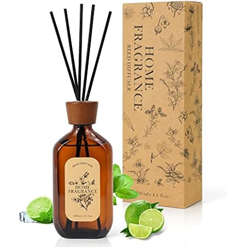 Difusor de Aroma Scent-Hi 120 ml con 6 Varillas Difusoras de Caña Cover