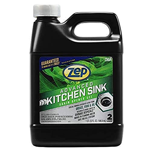 Zep Advanced Kitchen Drain Opener - 32 ounces -...