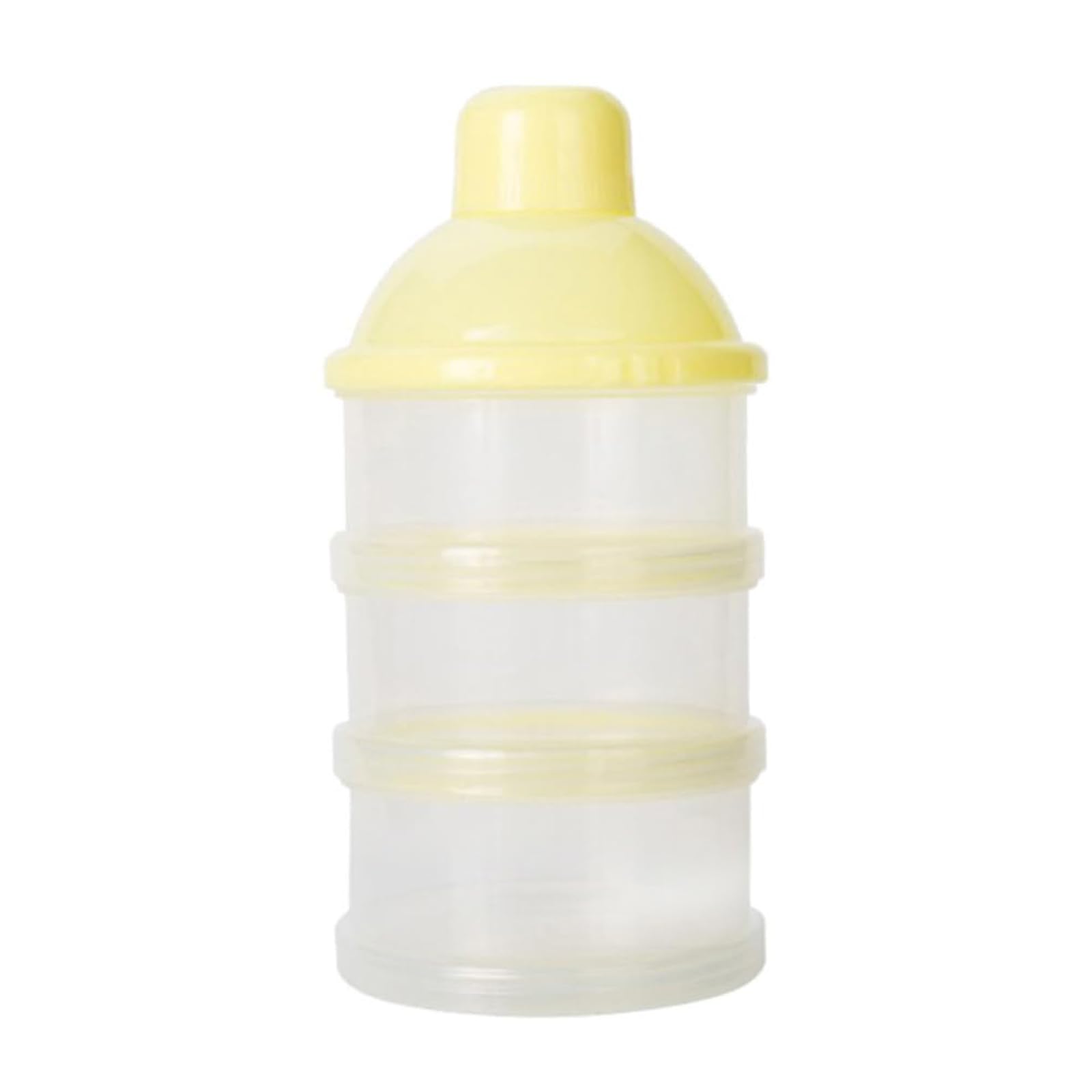 Aililong Caja de Almacenamiento Leche en Polvo Comida bebés - Tres Compartimentos A Prueba Fugas Contenedor pre Lata Apilable Apto lavavajillas