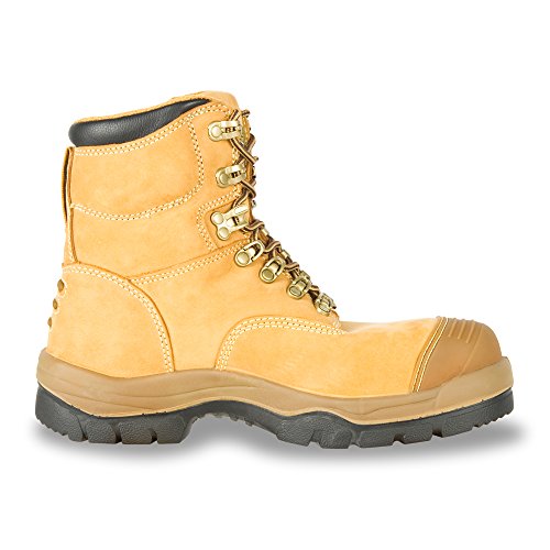 Oliver 55 Series 6" Leather Men's Steel Toe Work Boots, Wheat (55232)