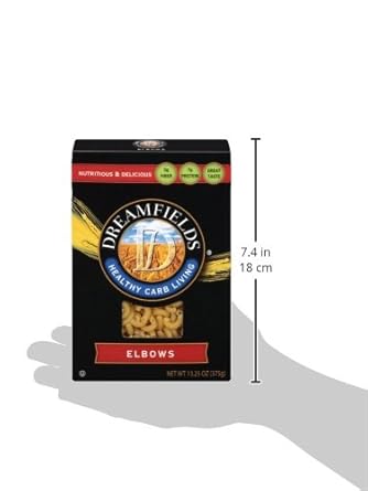 Amazon.com : Dreamfields Pasta Healthy Carb Living - Elbows ...