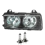 H7 12V 55W PX26d Scheinwerfer links H7/H7 für 3er Cabriolet E36 inkl. Osram Lampen ohne Stellmotor LWR