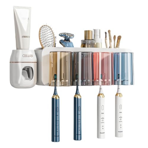 MCSWSEE ���u���V�X�^���h �Ǌ|�� �S���� �������t �d�����u���V�Ή� 4�{���[ ���ʑ���[ �R���p�N�g �������� �ߖ�X�y�[�X ���O���\ �q���I (���[���b�N - �J�b�v4�� + ���������i���)