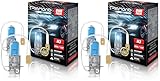 Diamond Vision 2x H3 12V 55W | Xenon Look | Halogen KFZ Autolampen | Kaltweiß | zweimal so langlebig | E-Prüfzeichen | PK22S (Packung mit 2)