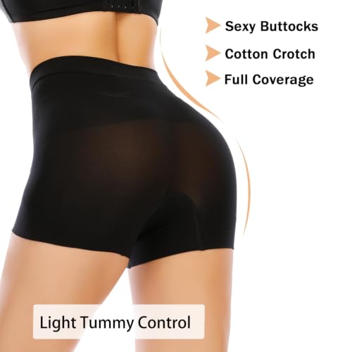 Image of Womens Seamless Shaping Boyshorts Panties Tummy Control Underwear Slimming Shapewear Slip Shorts