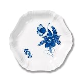  Royal Copenhagen Blaue Blume Kuchenplatte, Sechseckig 23 cm Geschweift Geschweift