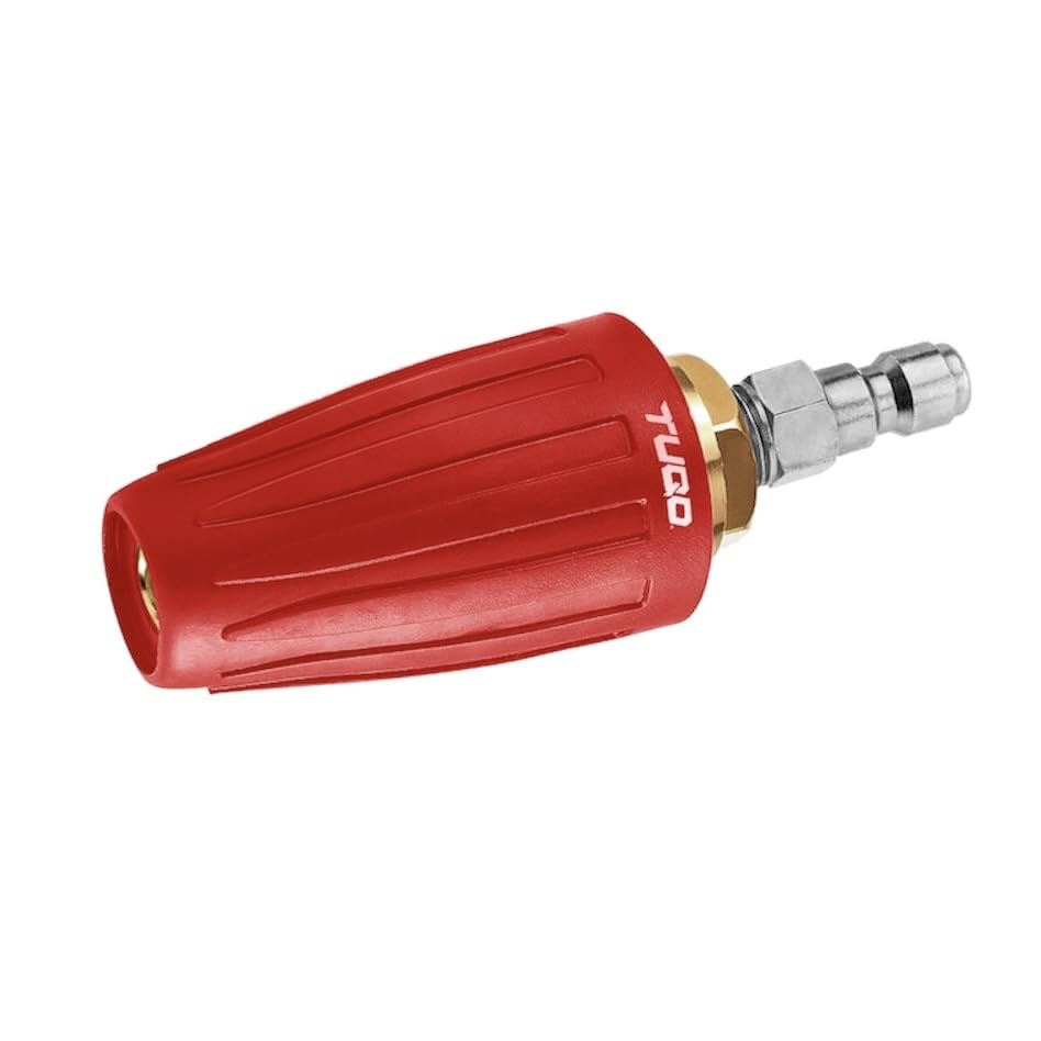 Tuqo Rotary Nozzle for High Pressure Washers |Brass Body | Dust Buster | With 1/4" Male Quick Connector |Universal Turbo Nozzle| Suitable for Cleaning Concrete, Bricks, Surface. (70 Degree) (B0CNZVLQCK) Amazon Price History, Amazon Price Tracker