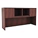 Alera ALEVA286015MC Valencia Series 58.88 in. x 15 in. x 35.38 in. Hutch with Doors - Medium Cherry