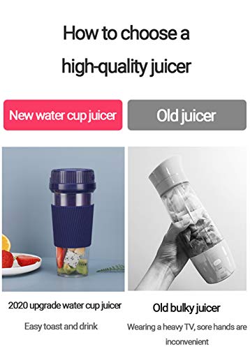 10 Best Portable Blender Single Serve Personal Size Blender Usb Rechargeable Juicer Cup Fruit Mixing Machine Baby Travel 380ml Fda Bpa Free Green 08 Sep Juicer Machine List