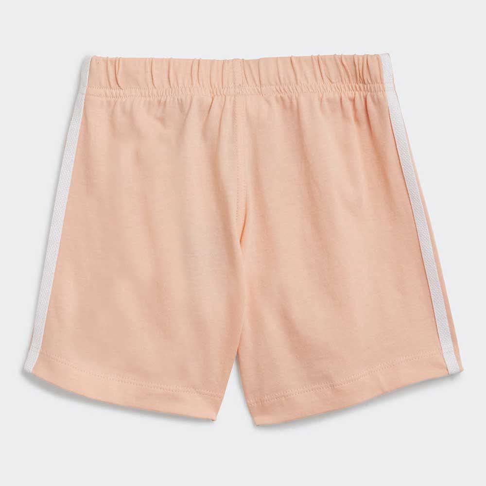 Adidas GN8192 Short TEE Set Body Unisex-Baby top:White/Glow Pink  Bottom:Glow Pink f19/white 3-6M : Amazon.co.uk: Fashion