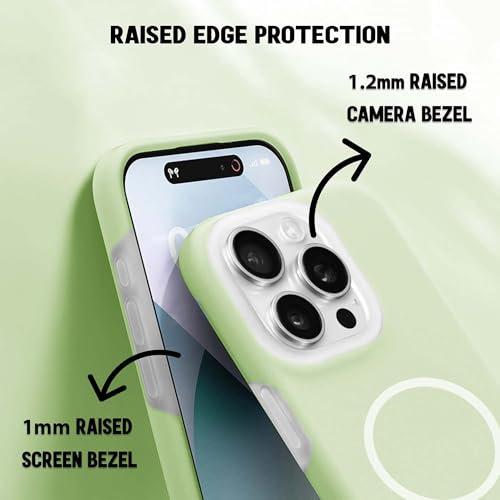 Image of Kratos Soft Silicone Case Cover Compatible with iPhone 16 Pro Max - Everyday Comfort Protection, Wireless Magnetic Charging Case with Raised Edge Camera & Screen Protection, Shock-Resistant Design