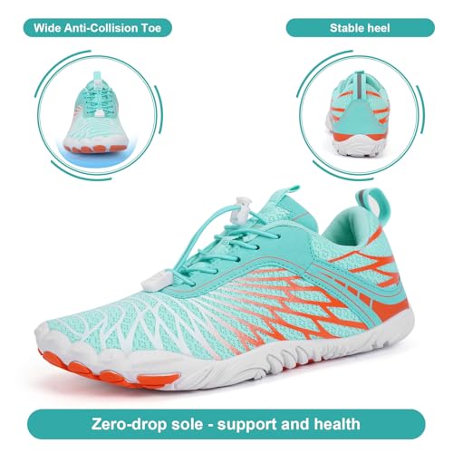 Hike Barefoot Shoes for Autumn Winter, Upgraded Thickened Minimalist Barefoot Shoes Women Men Non-Slip & Wide Toe Zero Drop Athletic Hiking Trail Running Shoe3