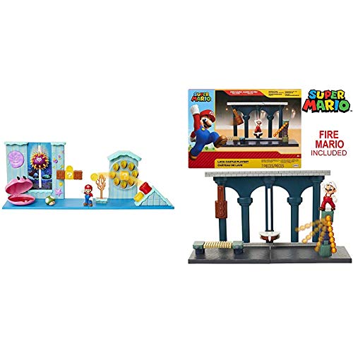 SUPER MARIO Nintendo Deluxe Underwater Playset with 5 Interactive