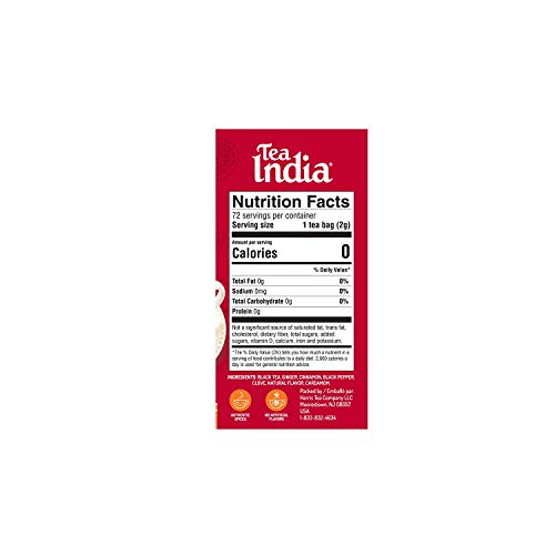 Té Masala Chai en saquitos pack de 12 cajas miniatura 3