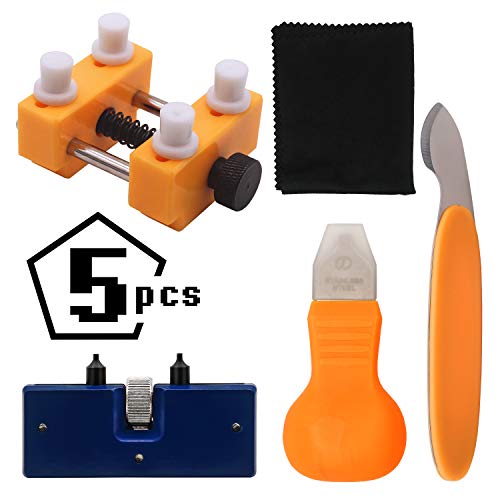 Watch Back Remover, Watch Battery Replacement Tool Kit Watch Adjustable Back Case Press