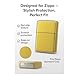 in Select Lighter Case Compatible Zippo Standard Size - Anti-Slip Transparent Cover with Micro Dots, Shockproof Scratchproof Protective (Lighter not Included)