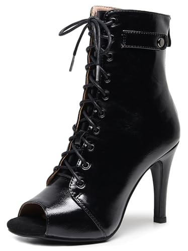 Bottines de danse à lacets sandales sexy stiletto Z009 soirée clubbing