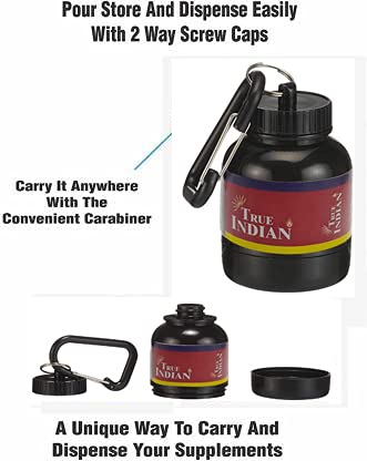 Image of Amazing Whey loader Protein Carry Funnel Portable Protein Whey or Supplement Powder Combo Pack of 2 Carrying Whey Funnel and Container Box with Key-Chain (RED)