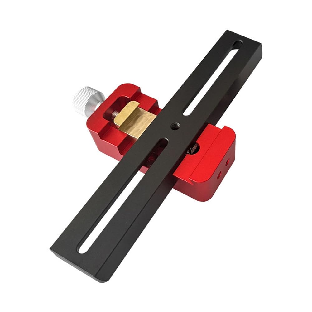 Guide de Rainure en Queue d'aronde à Double Usage, Rail de Guidage de Miroir Coulissant, Accessoires de Télescope Astronomique Rouge