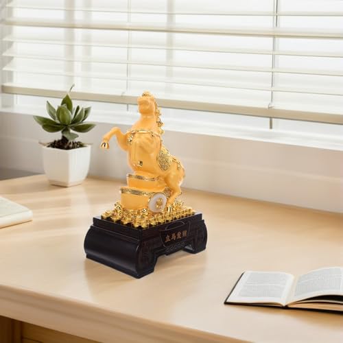 Statuette de Cheval Chinoise Décorative Haute Finition Maison - 8