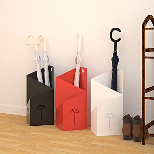 Porte-parapluie géométrique en métal pour organiser le couloir d'entrée