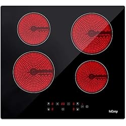 Vitrocerámica Aspes Ideal 4 Fuegos Placa de vitrocerámica 4 fogones de 60 cm de ancho, color negro