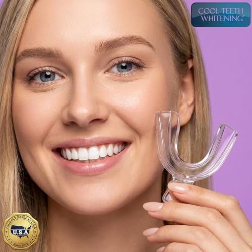 Image of Teeth Whitening Trays Moldable 4 Dental Trays 2 Retainer Case Teeth Trays for Tooth Whitening Gel Compatible with Opalescence Teeth Whitening Gel (Pack of 2)