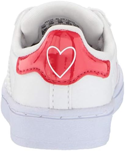 adidas Originals Superstar Legacy Sneaker, White/White/Scarlet, 4 US Unisex Big Kid | Image 2
