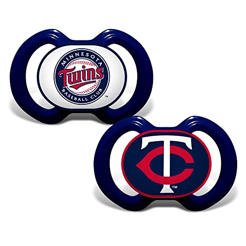 Image of BabyFanatic Pacifier 2-Pack - MLB Minnesota Twins - Officially Licensed League Gear