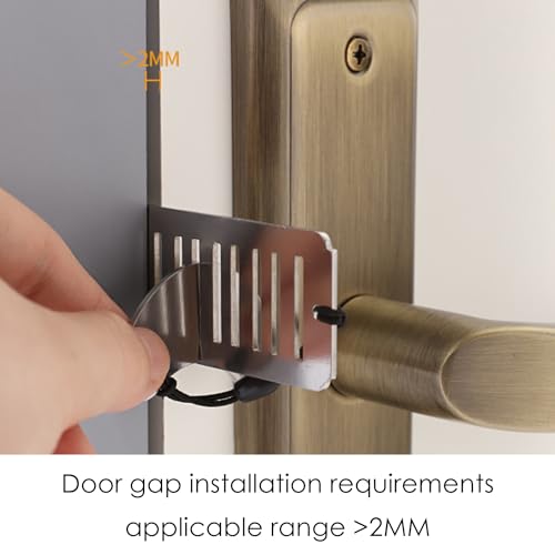 Cerraduras Portátiles Para Puertas - 2 Abrazaderas de Viaje, Terminales y Conectores de Seguridad Para Hoteles - imagen 3